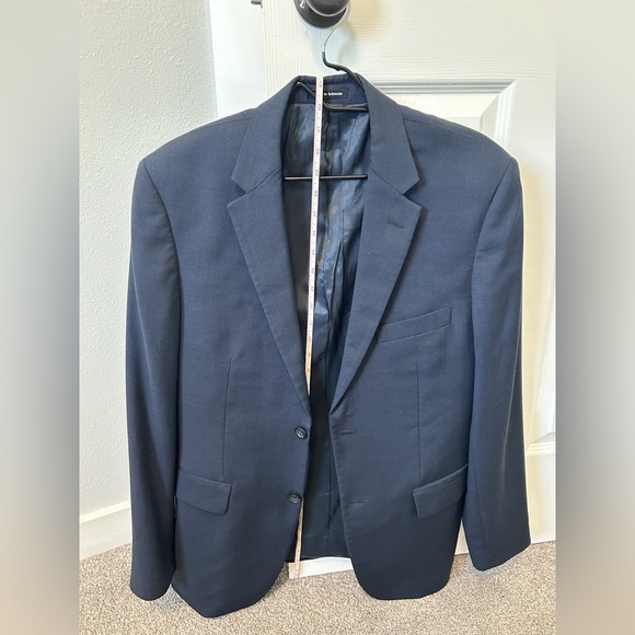 Pronto Uomo Modern Fit Suit Separates Jacket and Pants, Blue, 32 Waist - Picture 8 of 13